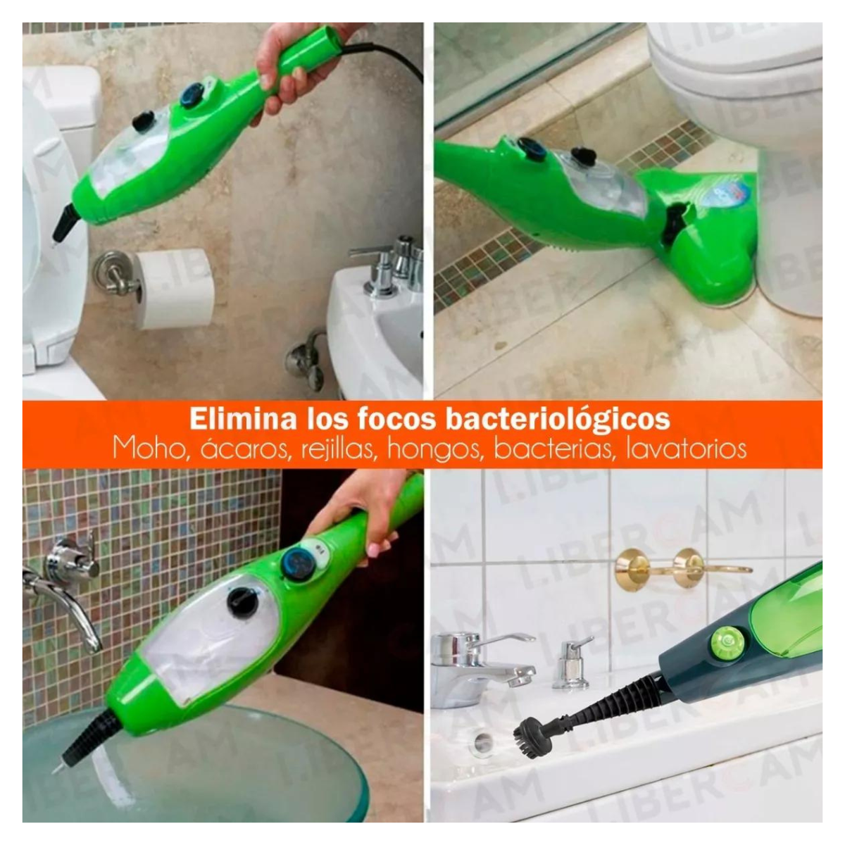 ESCOBA A VAPOR MULTIFUNCIONAL - Limpieza total sin esfuerzo