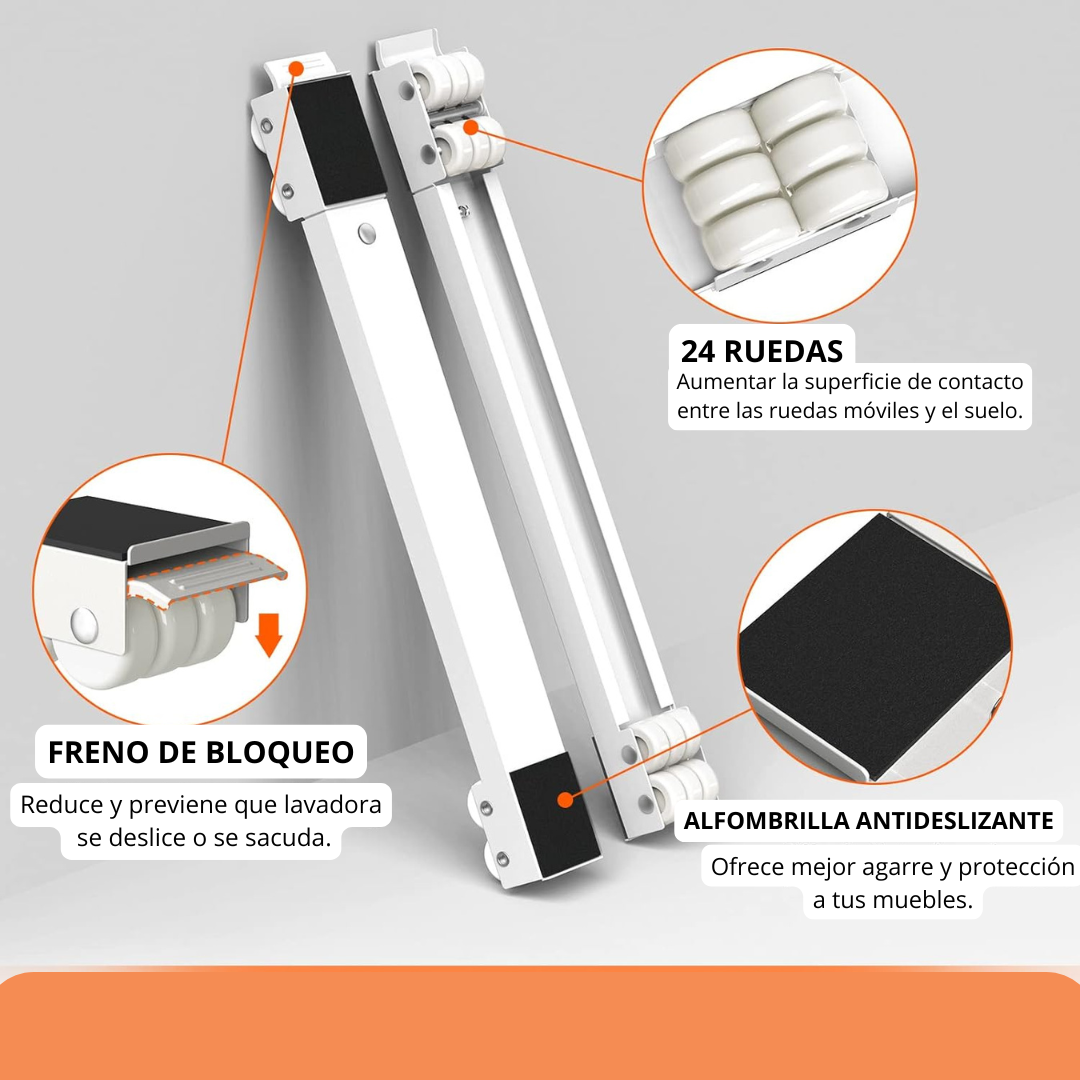 Soporte Para Electrodomésticos - Desplaza y limpia en segundos