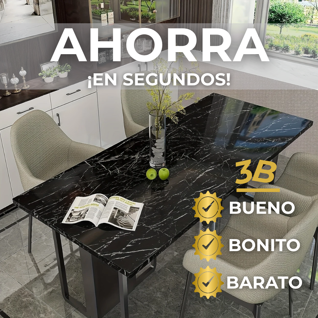 Papel Adhesivo de Mármol - Remodela tu Hogar - 60cm X 200cm