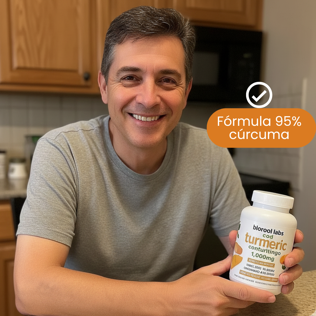 Cápsulas de Cúrcuma – Antiinflamatorio Natural – Alivio Articular en 7 Días