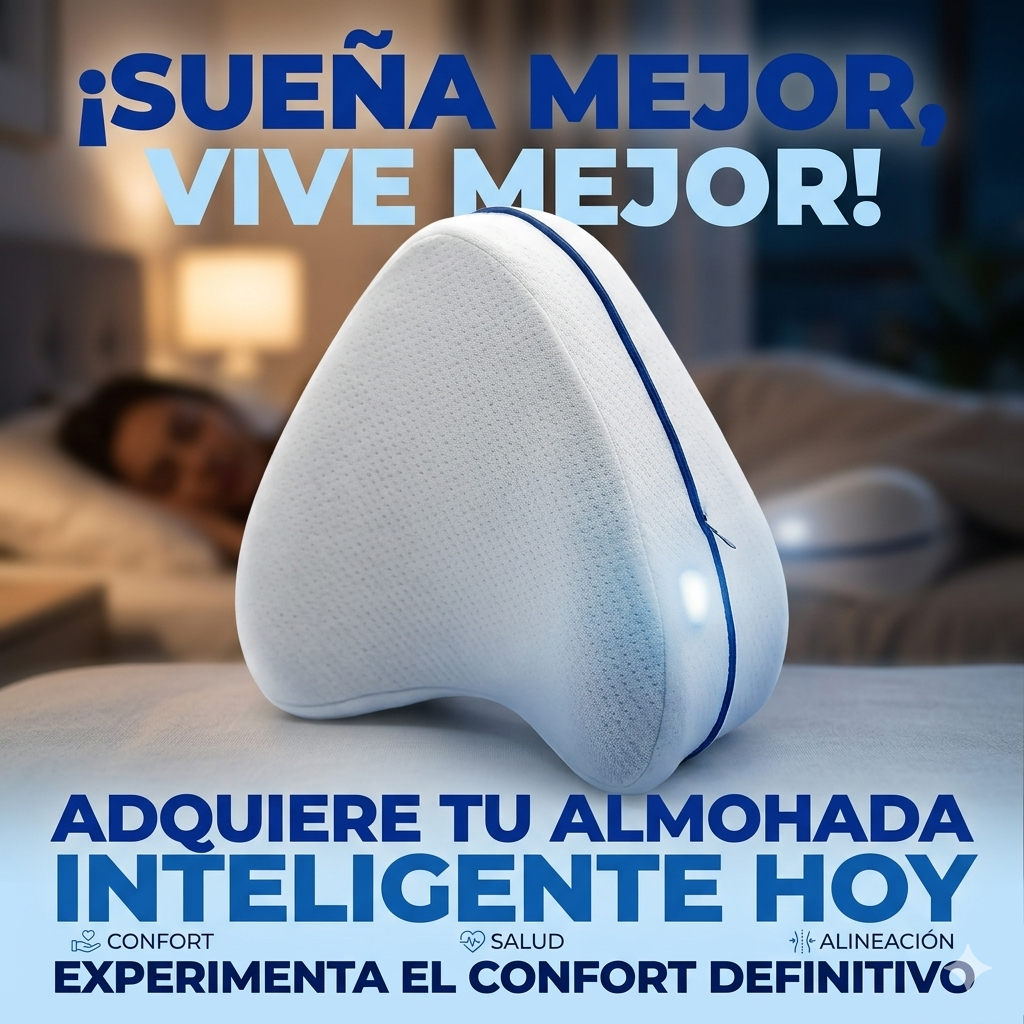 Almohada Ortopédica - Alineación Corporal - Descanso Sin Dolor