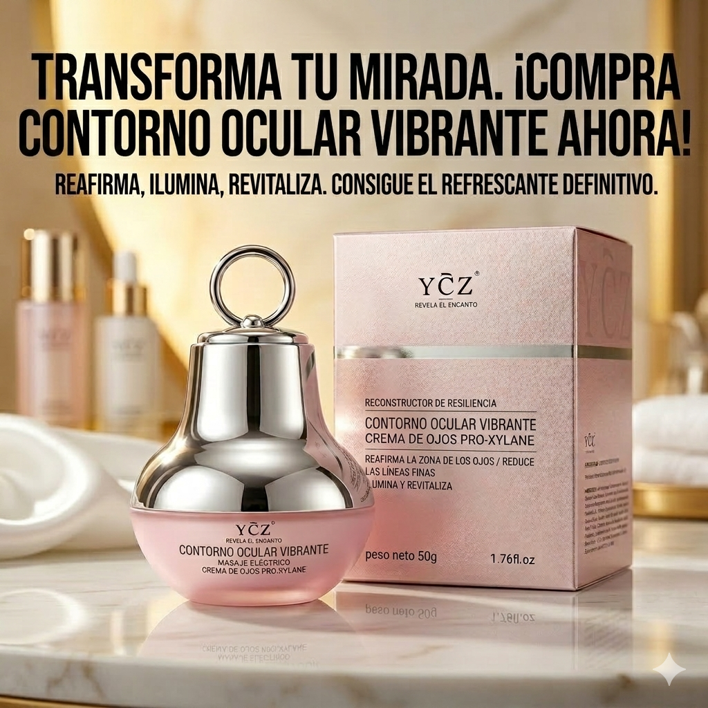 CREMA DE MASAJES YCZ - Desinflama y Reafirma - Recupera una mirada descansada cada día