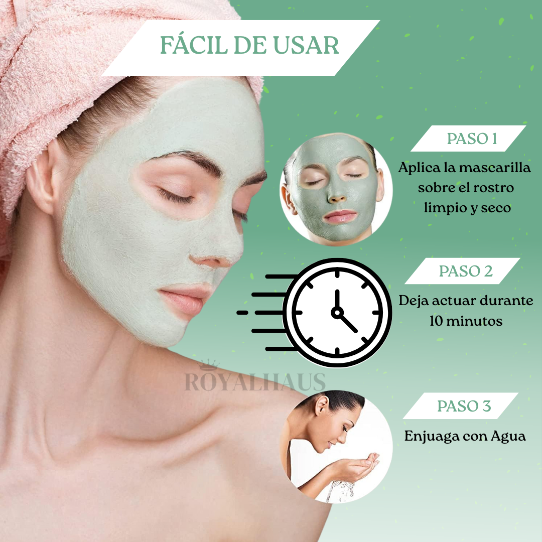 Mascarilla Facial Green Tea - LIMPIEZA PROFUNDA AL INSTANTE