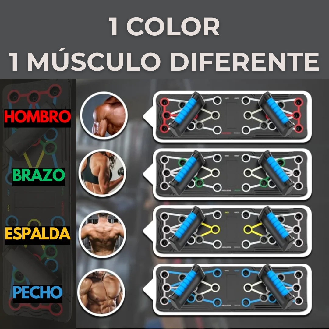 Tabla de Flexiones Multifunción - Tonifica desde casa en 3 semanas