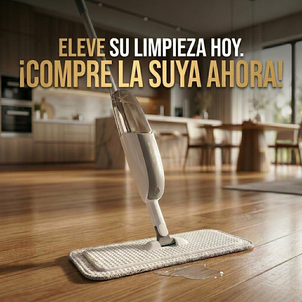 Mopa Rociadora - Rocia y Limpia en Minutos - Limpieza Inteligente y Pisos Impecables