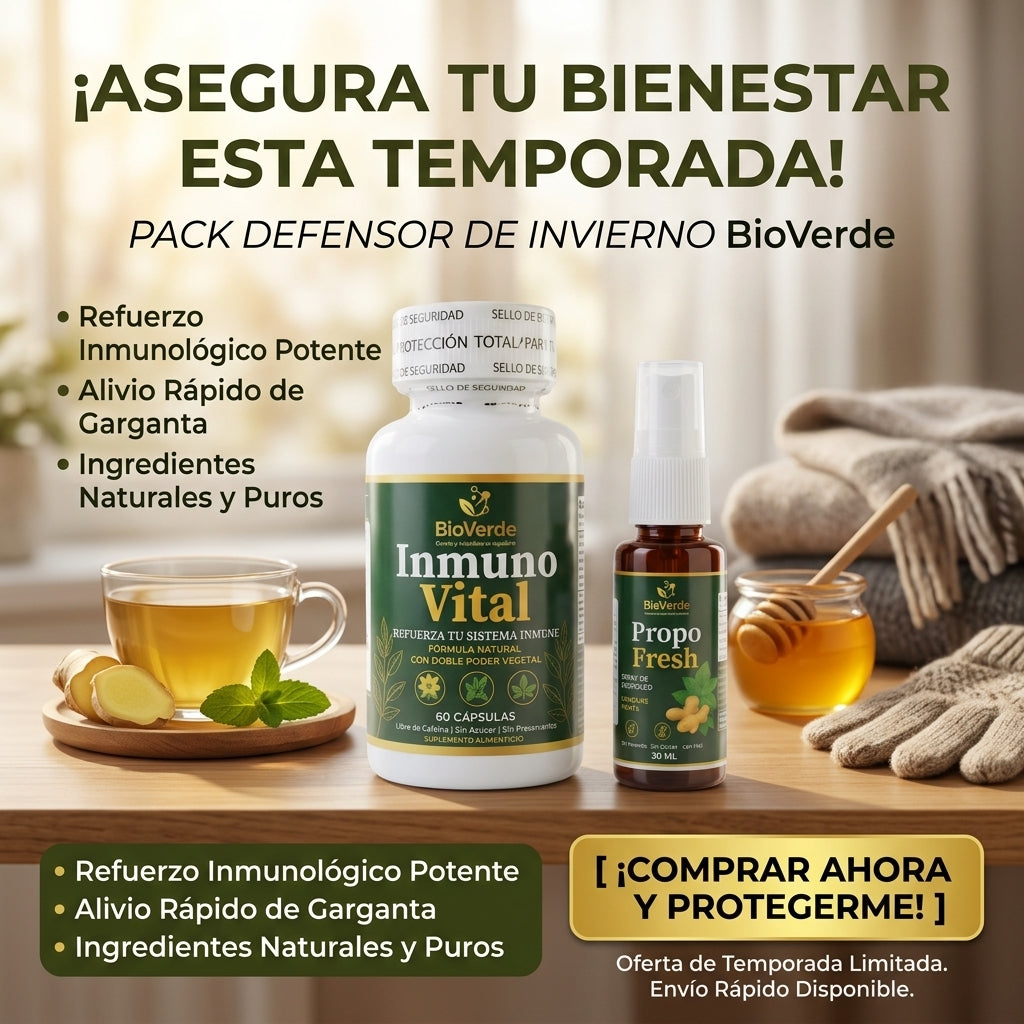 Pack BioVerde Defender Invierno - Prevención Estacional - Protección diaria para toda la familia
