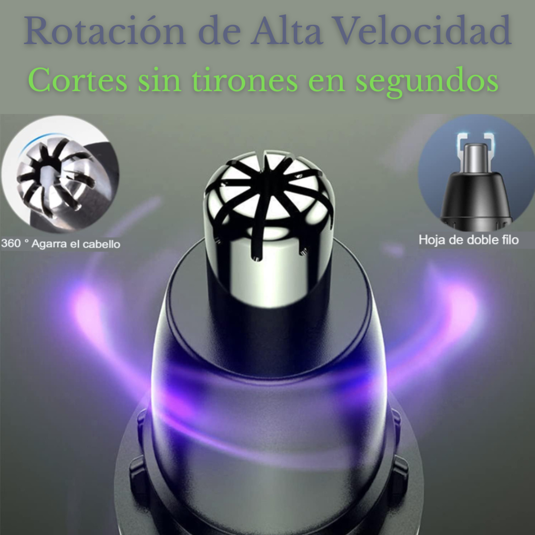 Rasuradora Eléctrica de Precisión para Nariz y Orejas - Elimina los vellos que sobresalen