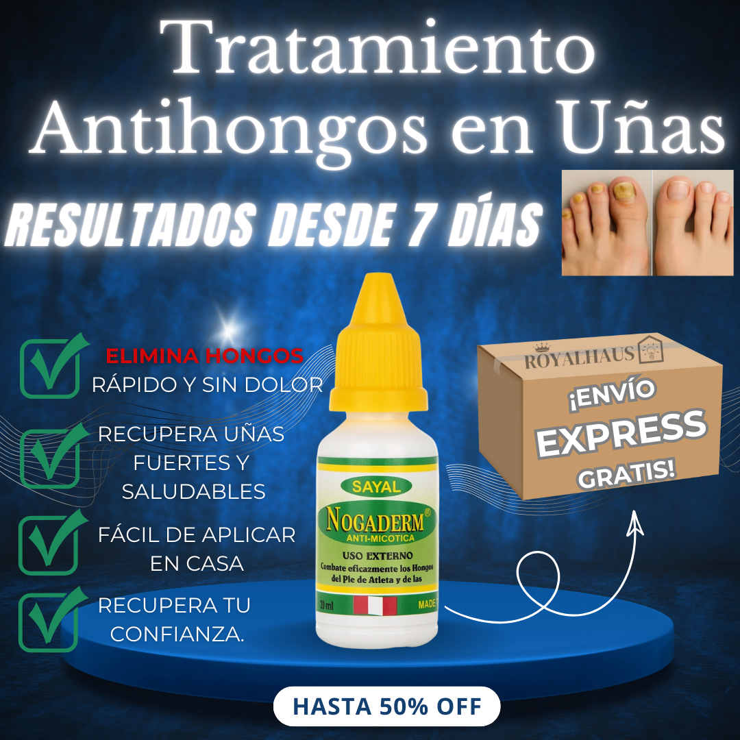 TRATAMIENTO EFECTIVO ANTIHONGOS – Uñas limpias y saludables en 4 semanas