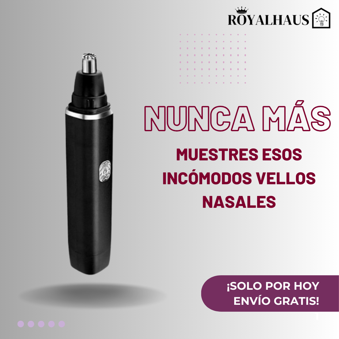 Rasuradora Eléctrica de Precisión para Nariz y Orejas - Elimina los vellos que sobresalen