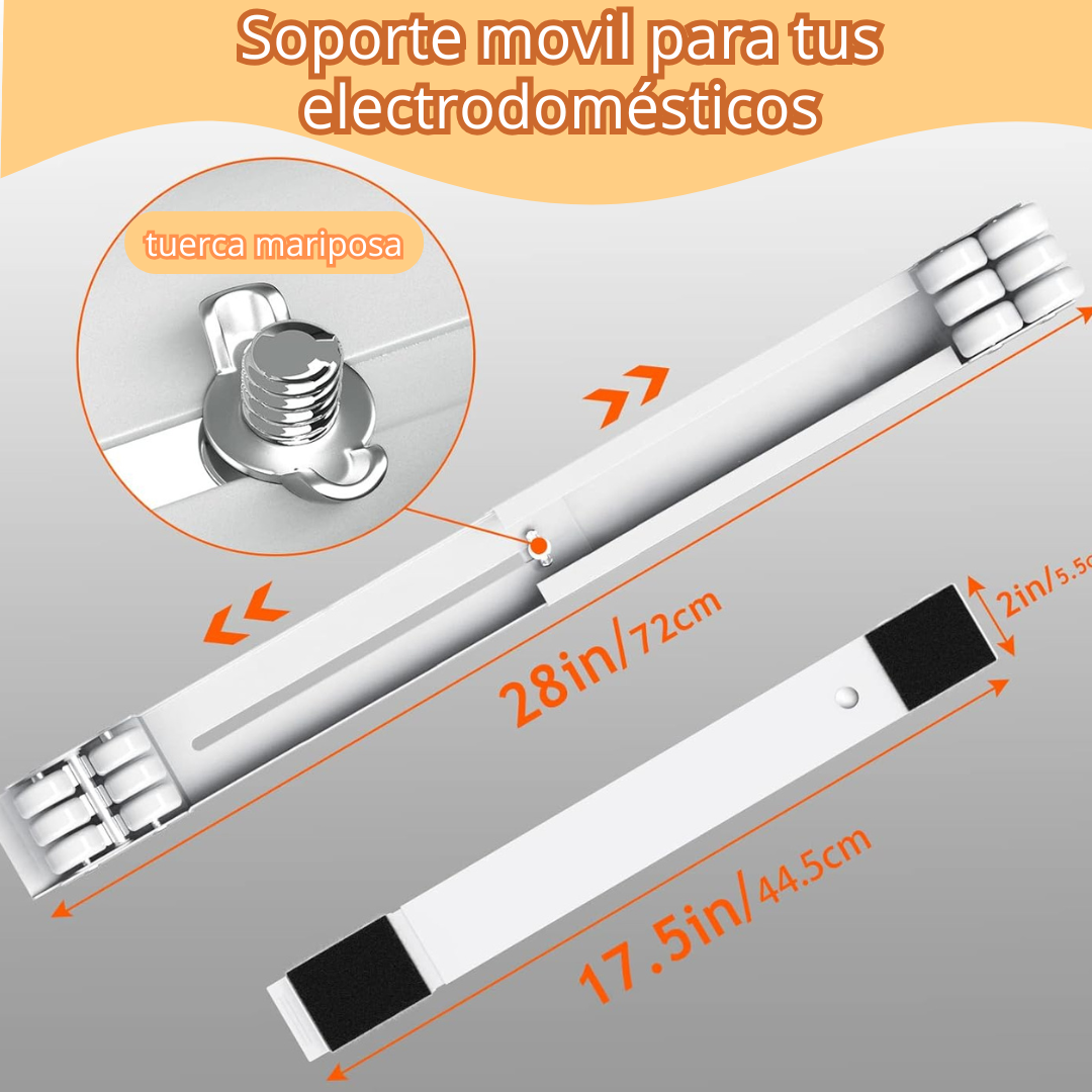 Soporte Para Electrodomésticos - Desplaza y limpia en segundos