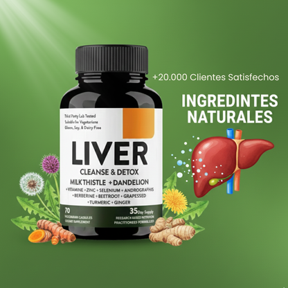 Detox Hepático Herbal – Limpia el Cuerpo – Resultados desde la Primera Semana