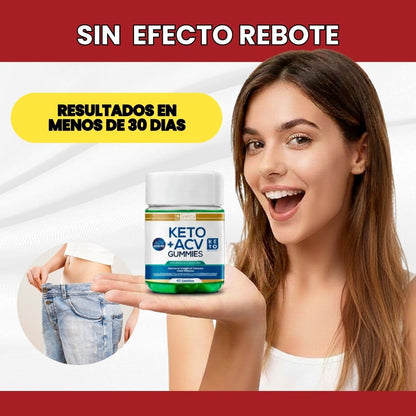 Gomitas Keto+ Vinagre de Manzana – Acelera Metabolismo – Pierde Peso Sin Rebote en 30 Días
