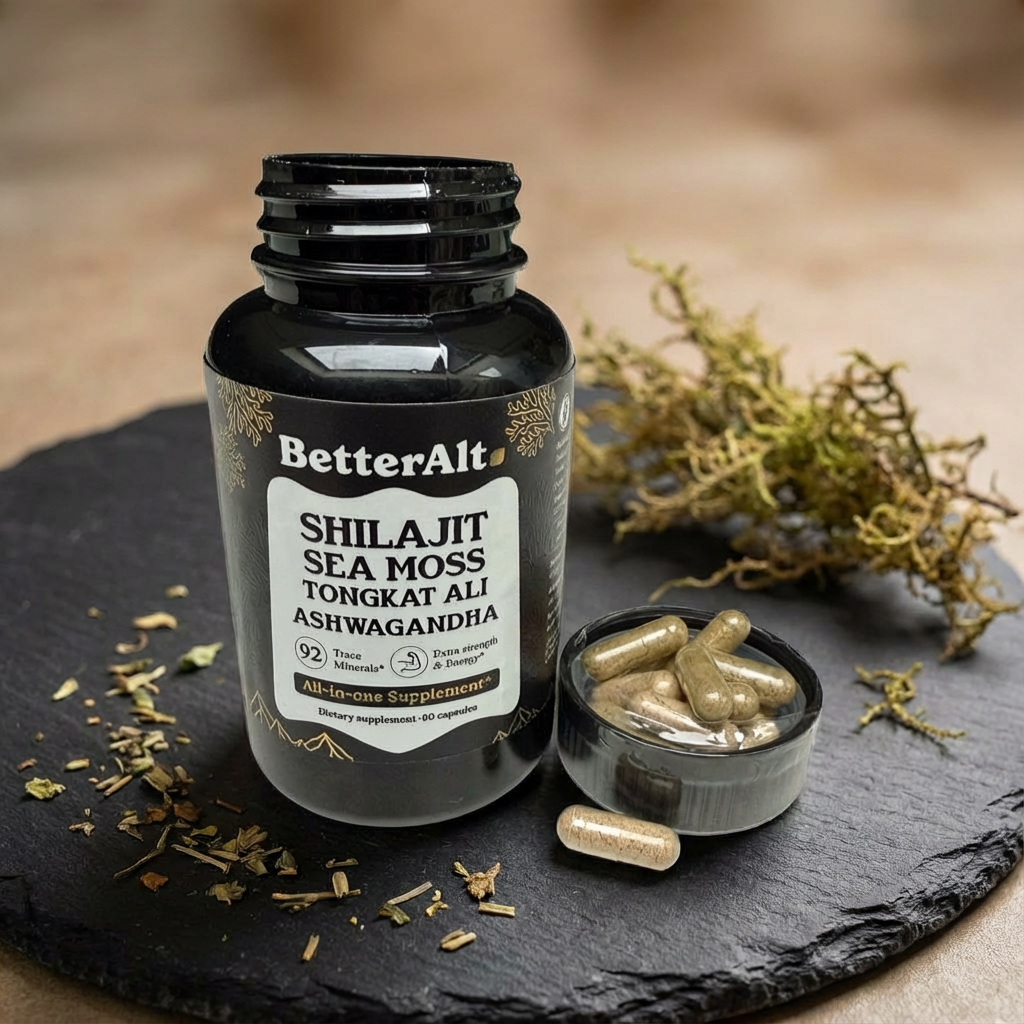 Shilajit 60 Cápsulas – Potencia el Rendimiento Masculino