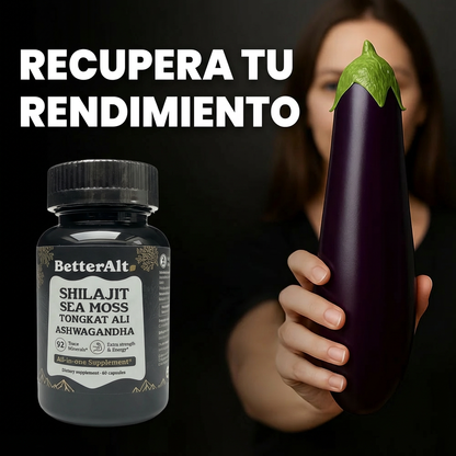 Shilajit 60 Cápsulas – Potencia el Rendimiento Masculino