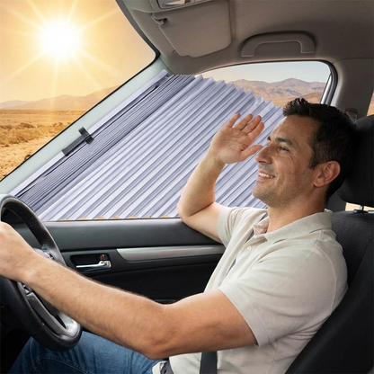 Parasol Retráctil: Bloquea los Rayos UV y Mantiene tu Auto Fresco - ¡Fácil de instalar!