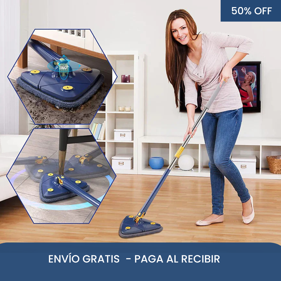 Mopa Autoescurrible – Limpieza 360 – Pisos impecables en minutos