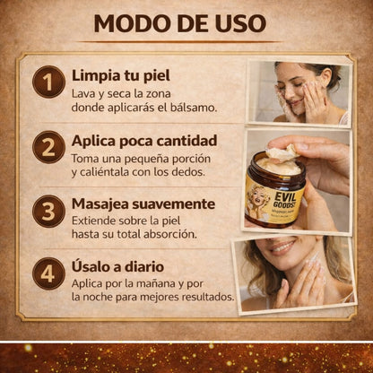 Bálsamo Orgánico EVIL GOODS – Hidratación Intensiva – Alivio Duradero para Piel Seca y Sensible