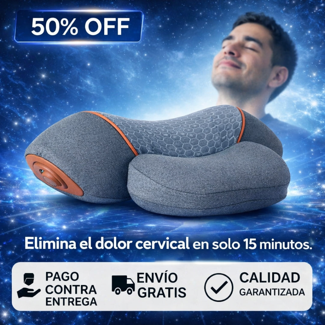 FisioRest™ - Masajedor Cervical Pro – Alivio de Tensión – Menos Dolor en 15 Minutos
