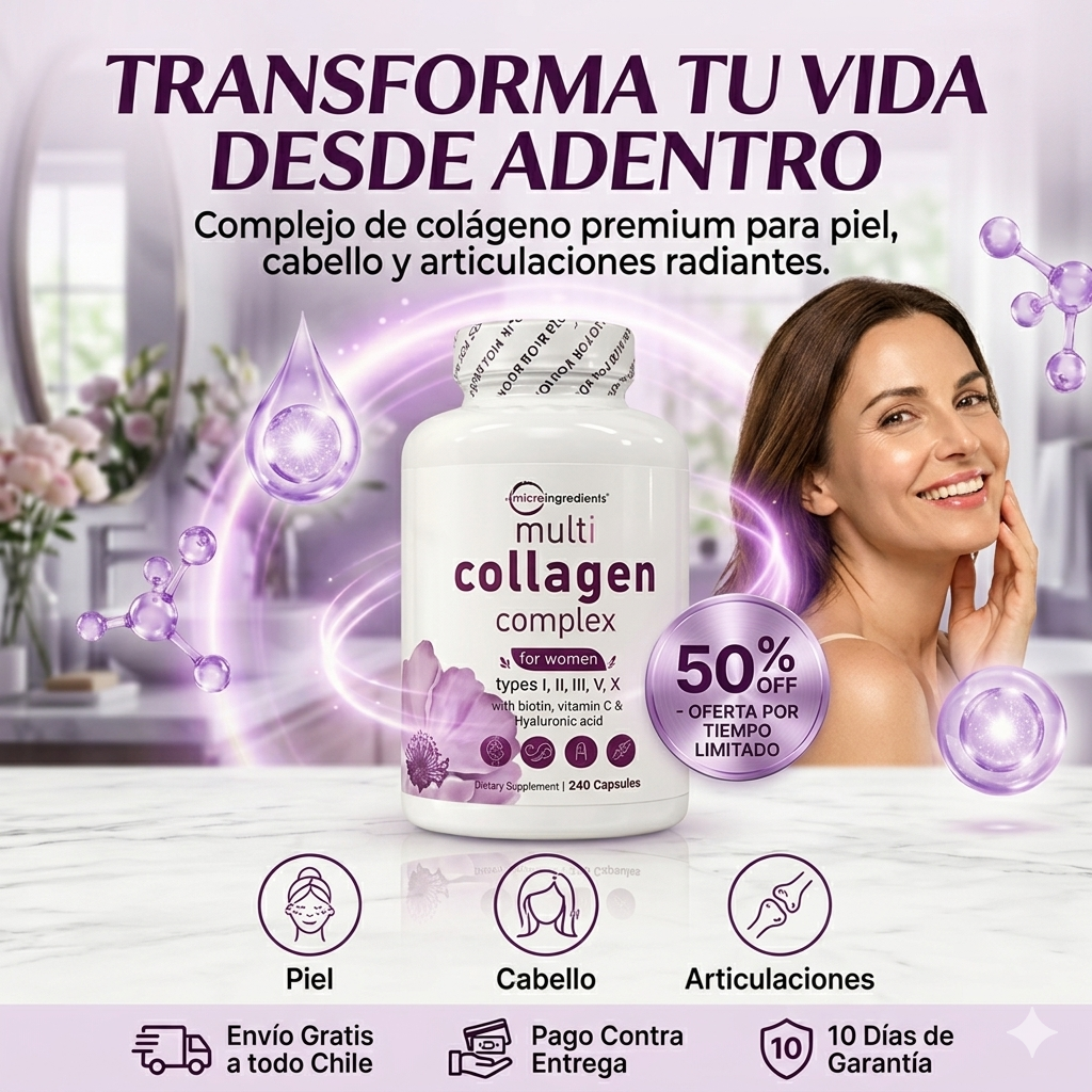 Multi Colágeno - Regeneración Completa - Resultados Visibles en Semanas