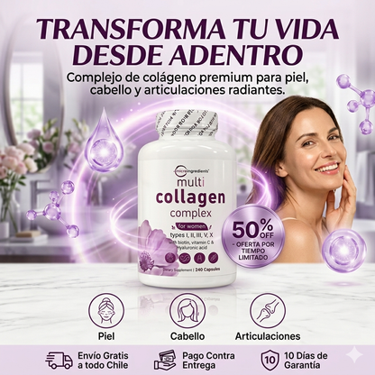 Multi Colágeno - Regeneración Completa - Resultados Visibles en Semanas