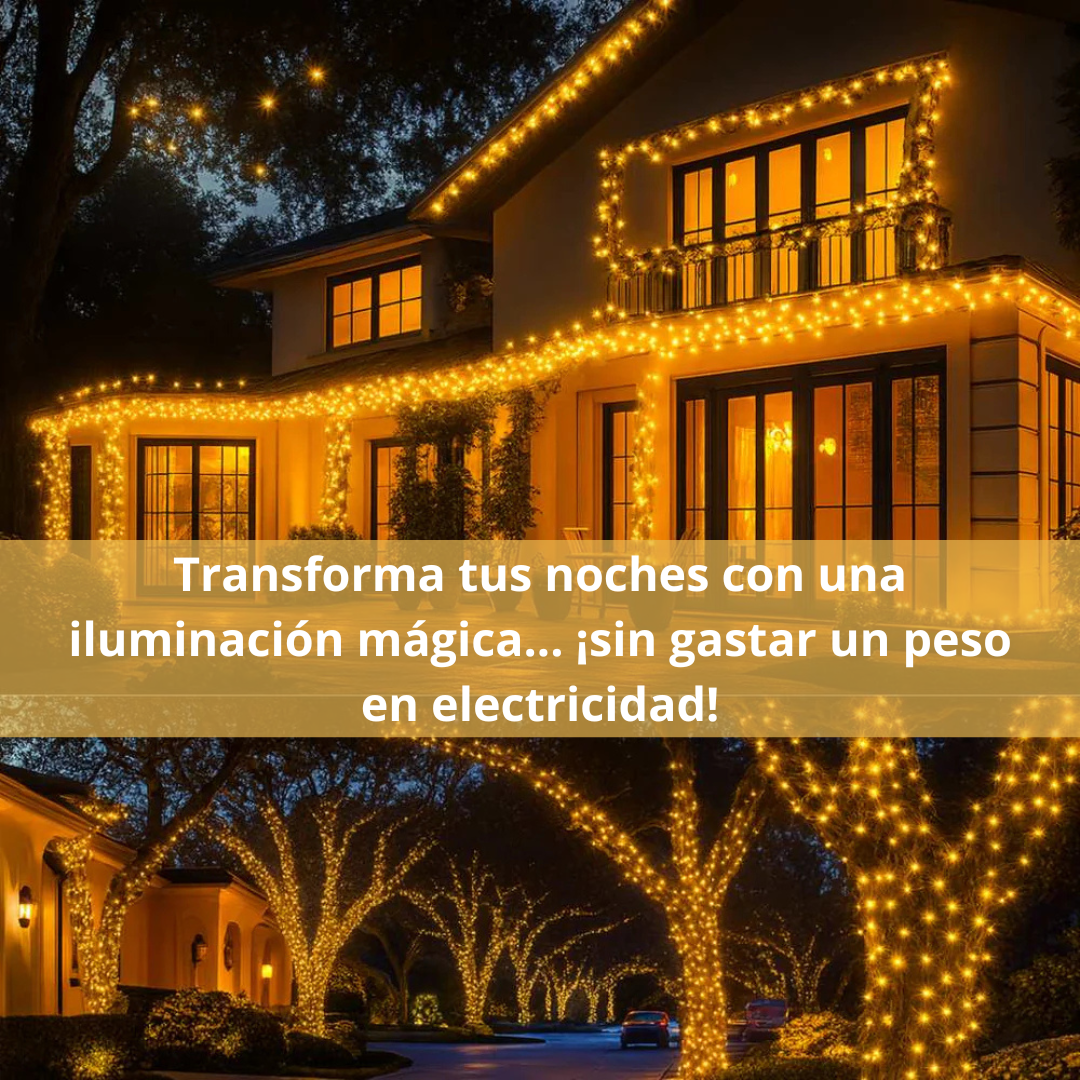 Lámparas Solares Exteriores – Se cargan de día y brillan de noche – Ahorra energía y decora tu hogar en minutos