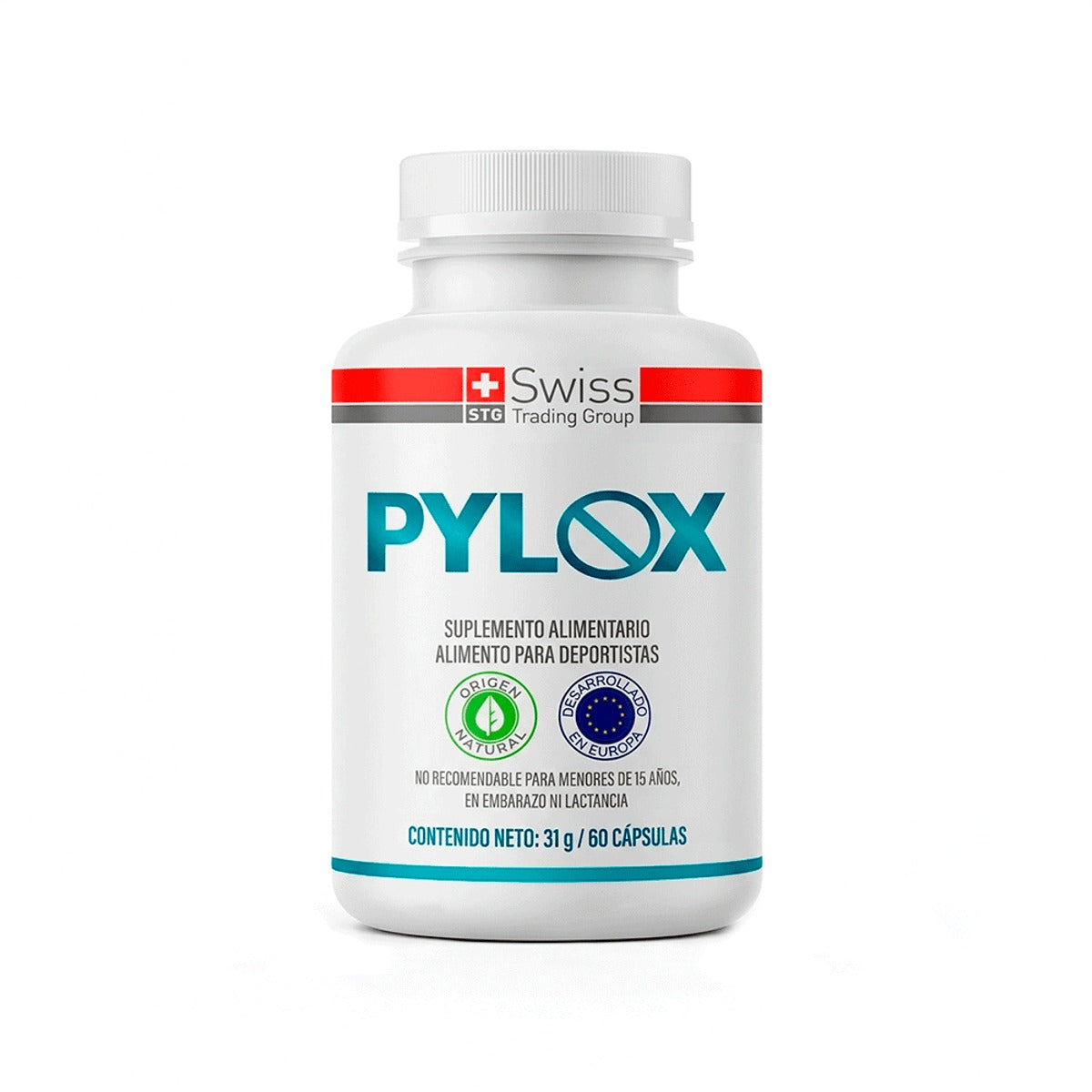 Pylox™ - Reduce Inflamación Abdominal, Acidez y Reflujo por Helicobacter Pylori