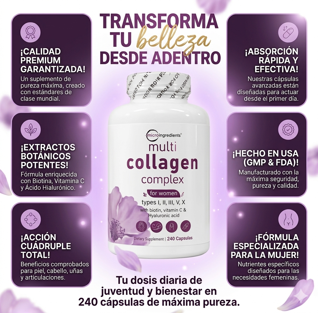 Multi Colágeno - Regeneración Completa - Resultados Visibles en Semanas