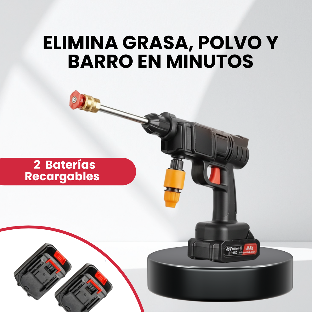 Hidrolavadora Portátil – Limpieza a Presión – Resultados en Minutos