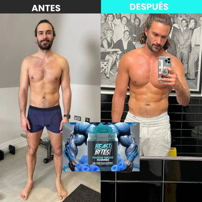 Beast Bites - Creatina en Gomitas para Fuerza y Recuperación