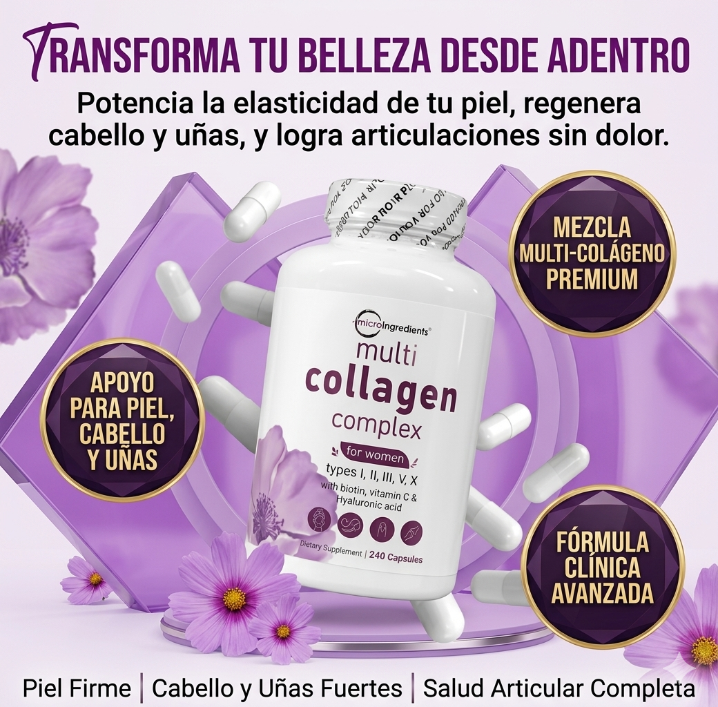 Multi Colágeno - Regeneración Completa - Resultados Visibles en Semanas