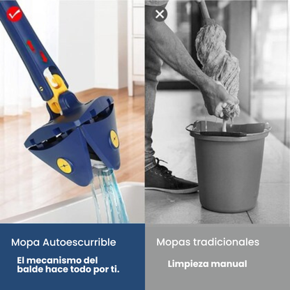 Mopa Autoescurrible – Limpieza 360 – Pisos impecables en minutos