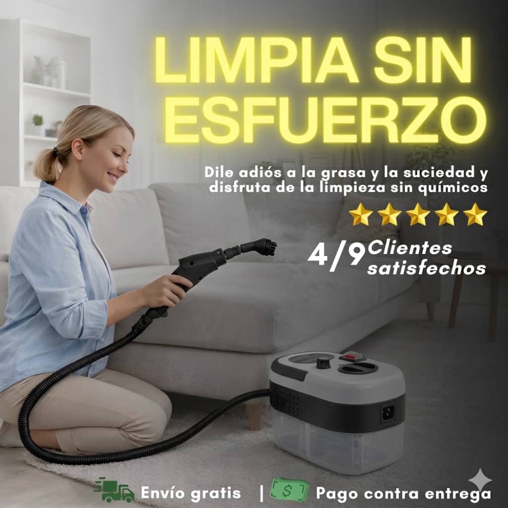 Limpiador Vapor ProMax™ - Limpieza Profunda - Elimina grasa y suciedad en minutos