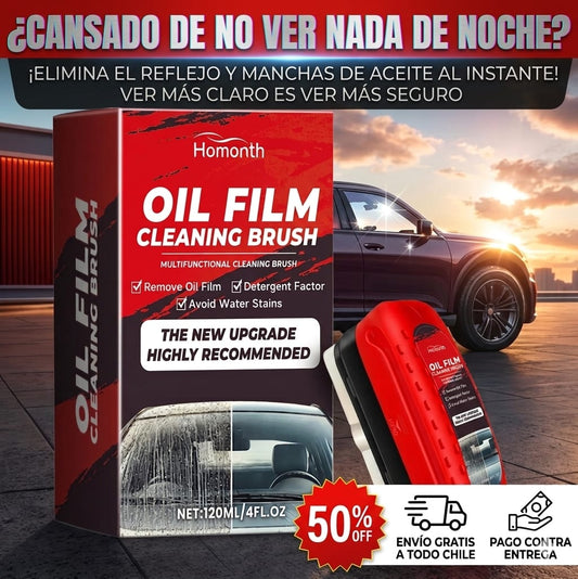2x1 Oil Film Limpia Vidrio - Devuelve Claridad y Seguridad en 30 Segundos