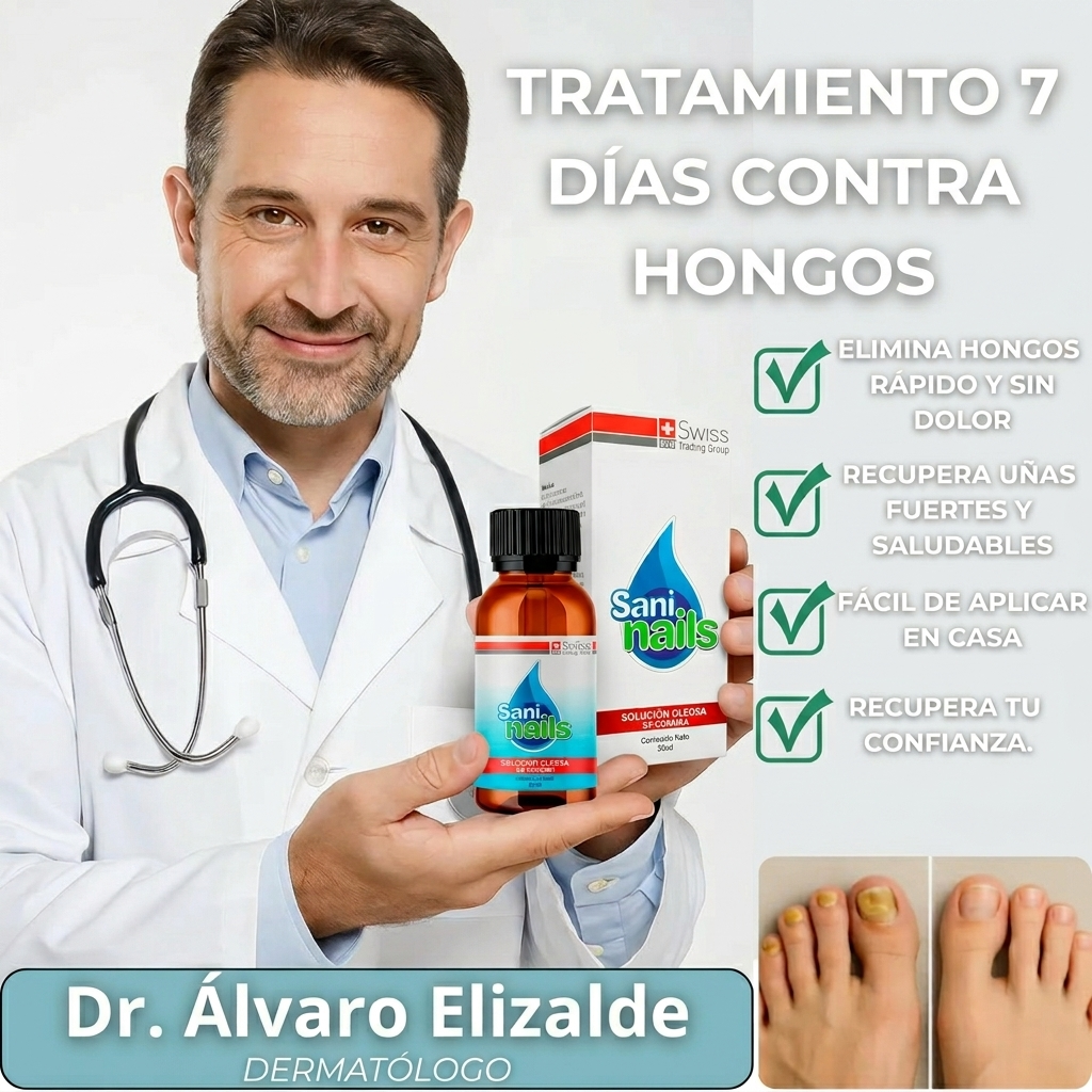 SaniNails™ - Tratamiento Antihongos - Mejora Visible de Uñas en 4 Semanas