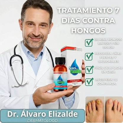 SaniNails™ - Tratamiento Antihongos - Mejora Visible de Uñas en 4 Semanas