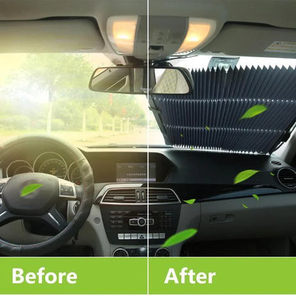 Parasol Retráctil: Bloquea los Rayos UV y Mantiene tu Auto Fresco - ¡Fácil de instalar!