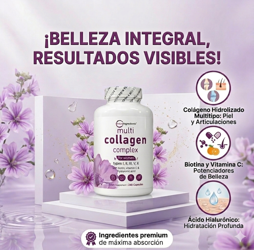 Multi Colágeno - Regeneración Completa - Resultados Visibles en Semanas