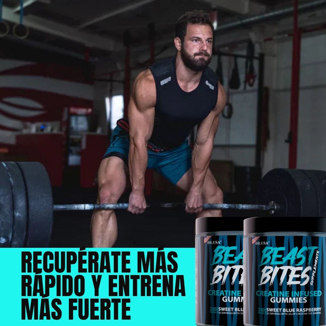 Beast Bites - Creatina en Gomitas para Fuerza y Recuperación