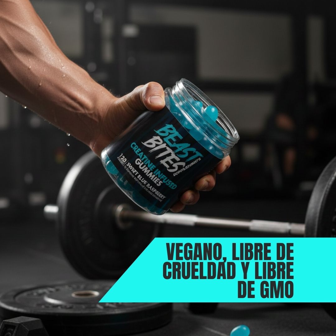 Beast Bites - Creatina en Gomitas para Fuerza y Recuperación