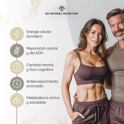 NAD+ RESVERATROL – Recupera tu energía y vitalidad celular desde hoy 🔋