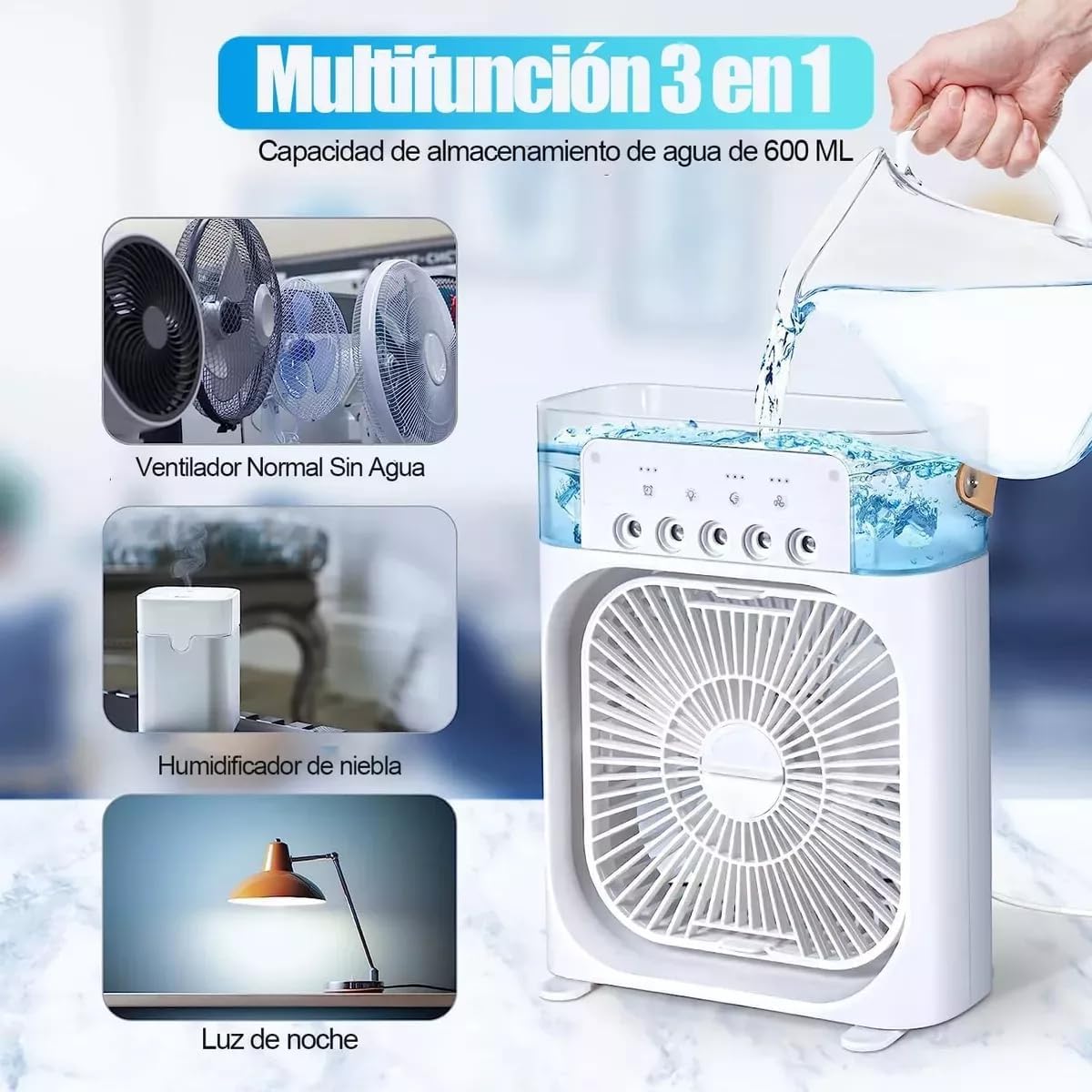 VENTILADOR AIRE FRÍO - Consumo eficiente que cuida tu luz