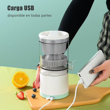 EXPRIMIDOR DE JUGO ELÉCTRICO - ¡Saca hasta la última gota de la fruta!