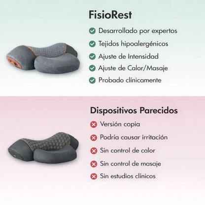 FisioRest™ - Masajedor Cervical Pro – Alivio de Tensión – Menos Dolor en 15 Minutos