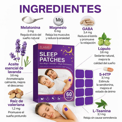 30 Parches para Dormir - Relajación Nocturna - Conciliación del Sueño en 30 Minutos