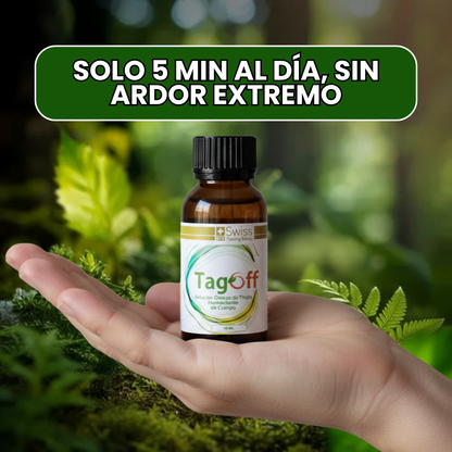 TagOff – Eliminador Cutáneo Natural – Adiós Verrugas Desde Casa