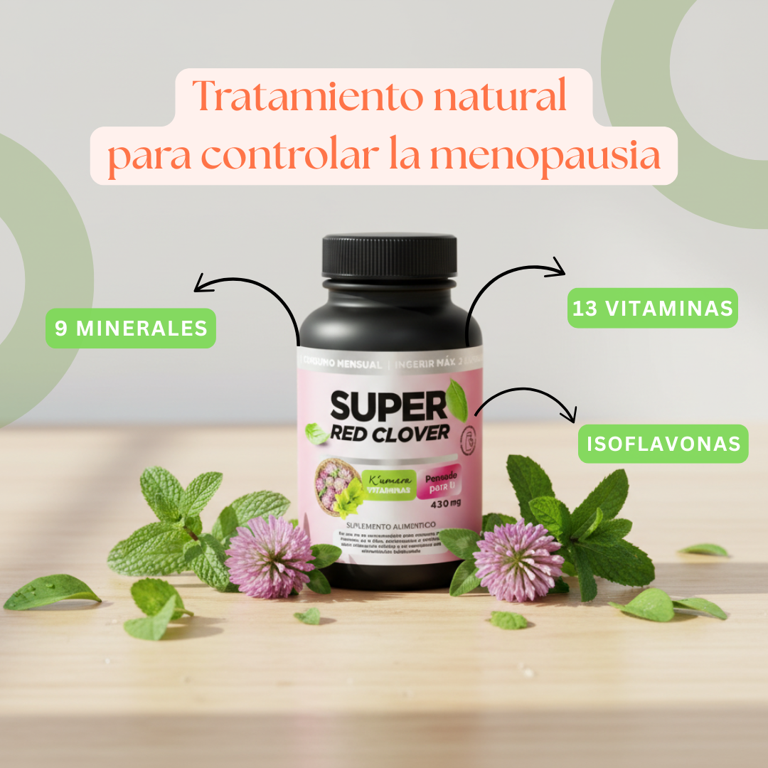 Suplemento Natural para la Menopausia – Equilibra tus hormonas – Recupera tu energía y bienestar en semanas