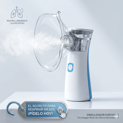 Nebulizador Portátil - Alivio Respiratorio Instantáneo - Respira Mejor en Minutos