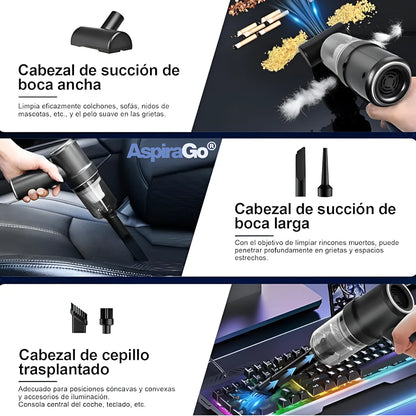 AspiraGo ™ - Limpieza Profunda – Elimina suciedad y migas en minutos