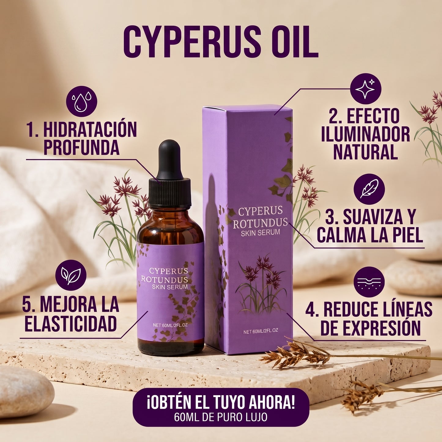 Aceite de Cyperus™ - Cuida tu zona íntima y piel - Elimina Manchas e Imperfecciones en 3 Días