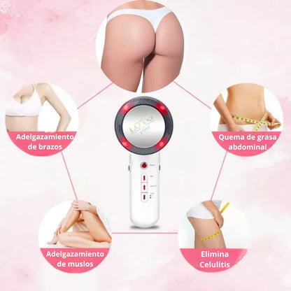 Máquina Ultrasonido 3 en 1 - Reduce celulitis y Reafirma - Cuerpo Más Firme en Días